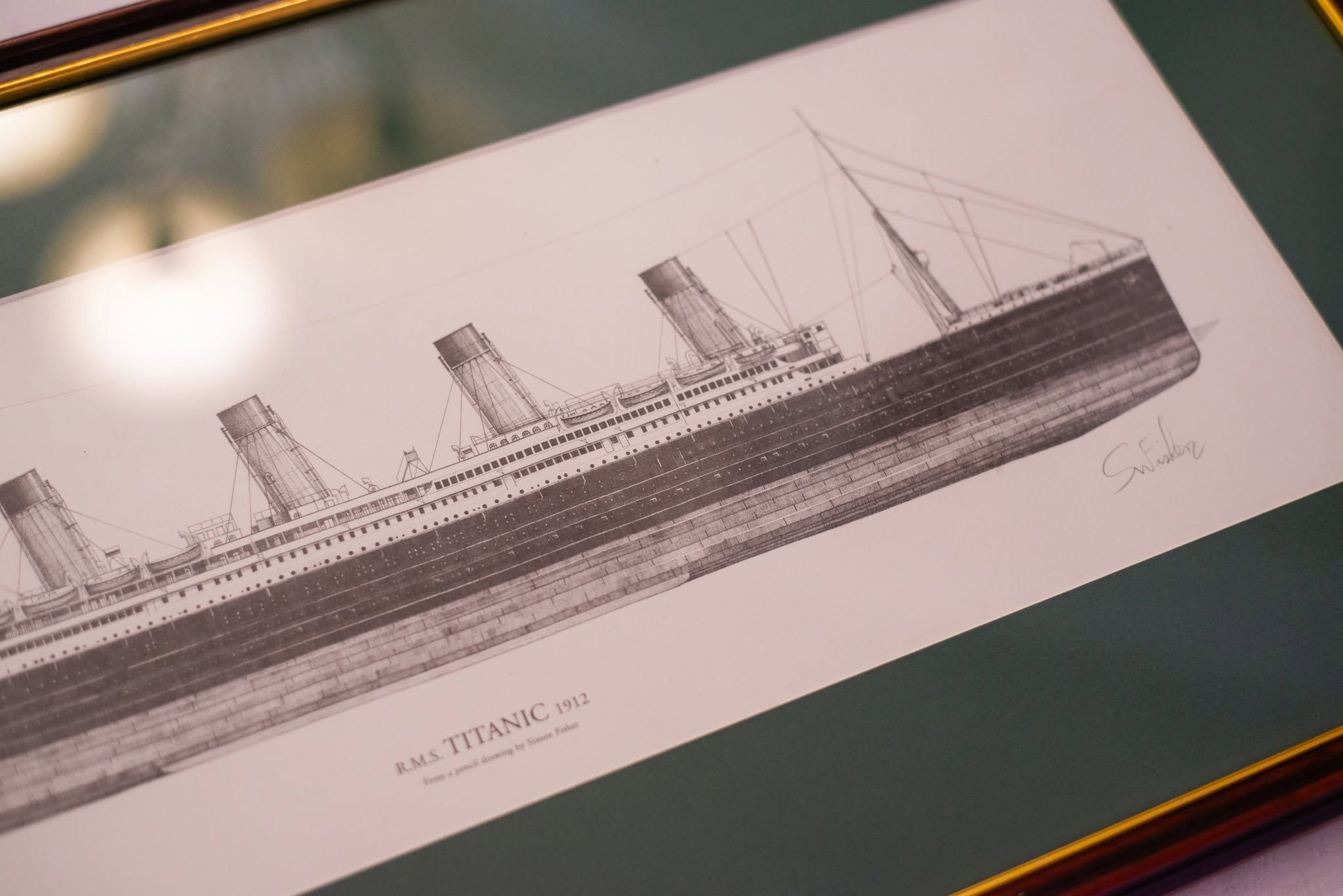 Plan du RMS Titanic