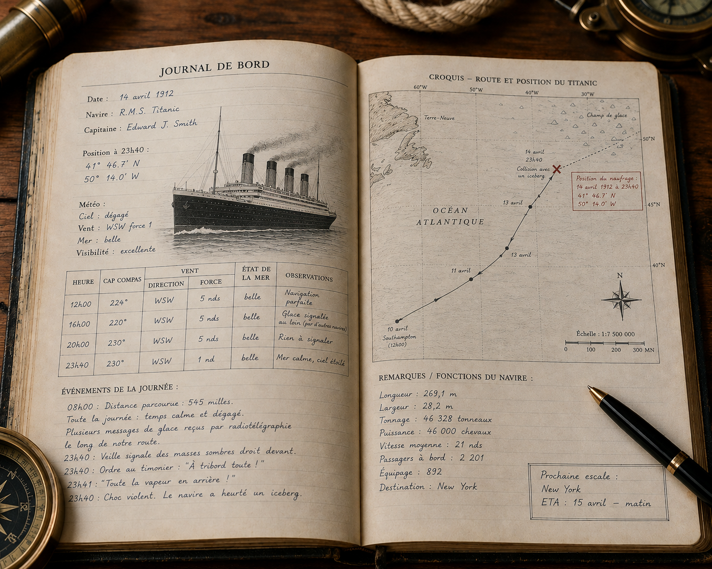 Journal de bord